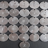 Buchstabenanhänger Eisen