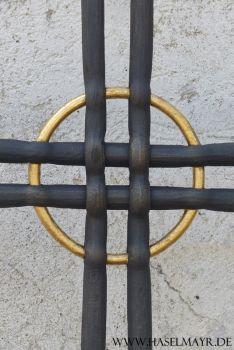 Preview: Grabkreuz mit rundem Innenstab