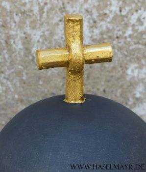 Grablampe handgeschmiedet mit Kreuz