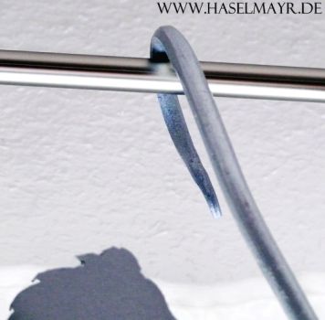 Preview: Hänge-Engel silber groß