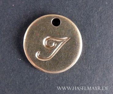 Messing klein: Buchstabe "I"