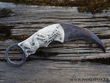 Preview: Karambit mit Drache VERKAUFT! Dieses Messer können wir für Sie anfertigen!