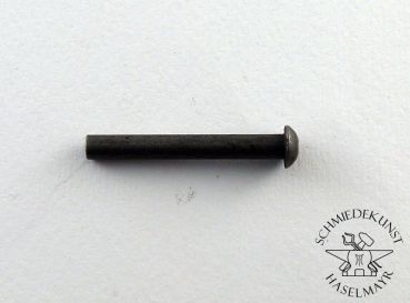 Halbrundnieten Stahl 5x39 mm