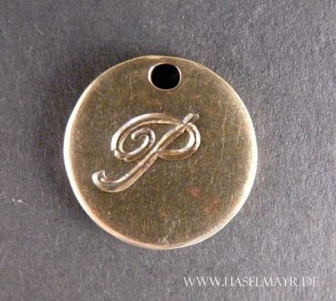 Messing klein: Buchstabe "P"