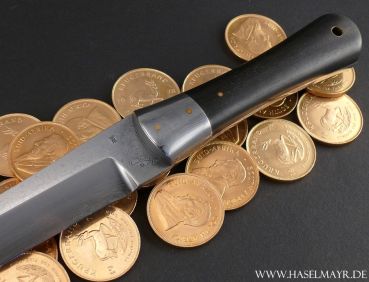 Preview: Tanto schwarz - VERKAUFT! Dieses Messer können wir für Sie anfertigen!