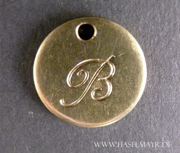 Messing klein: Buchstabe "B"