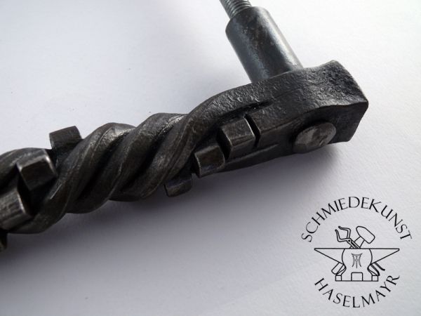Griff handgeschmiedet mit Muster Nr. 1