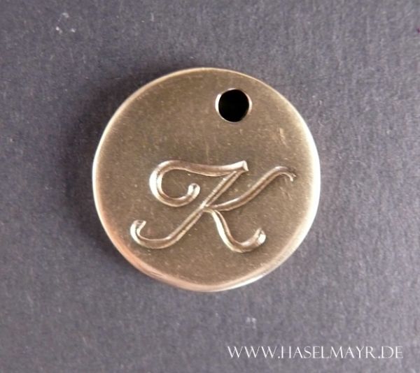 Messing klein: Buchstabe "K"