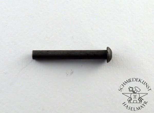 Halbrundnieten Stahl 5x39 mm